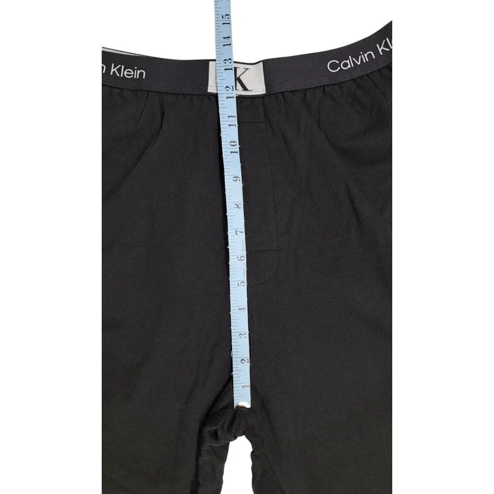 Calvin Klein Black Sleepwear Pants Women Medium Joggers Lounge New QS6943-001 - Picture 7 of 8